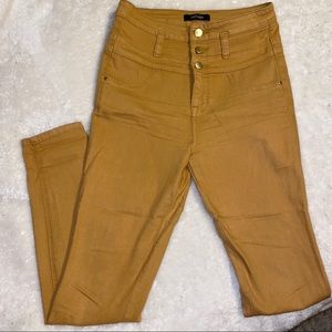 Mustard Yellow High Waisted Jeans